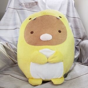 Sumikko Gurashi San-X Yellow Penguin As Dinosaur 17 Inch Plush Cuddler 2021